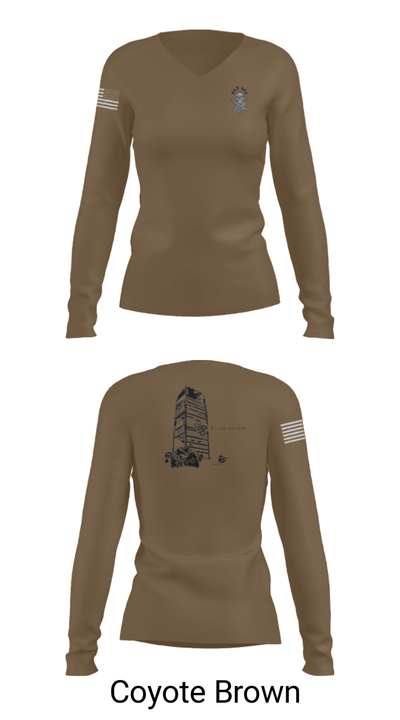 EODMU2 PLT 201 28885436 Women's Long Sleeve V-neck Shirt - 10
