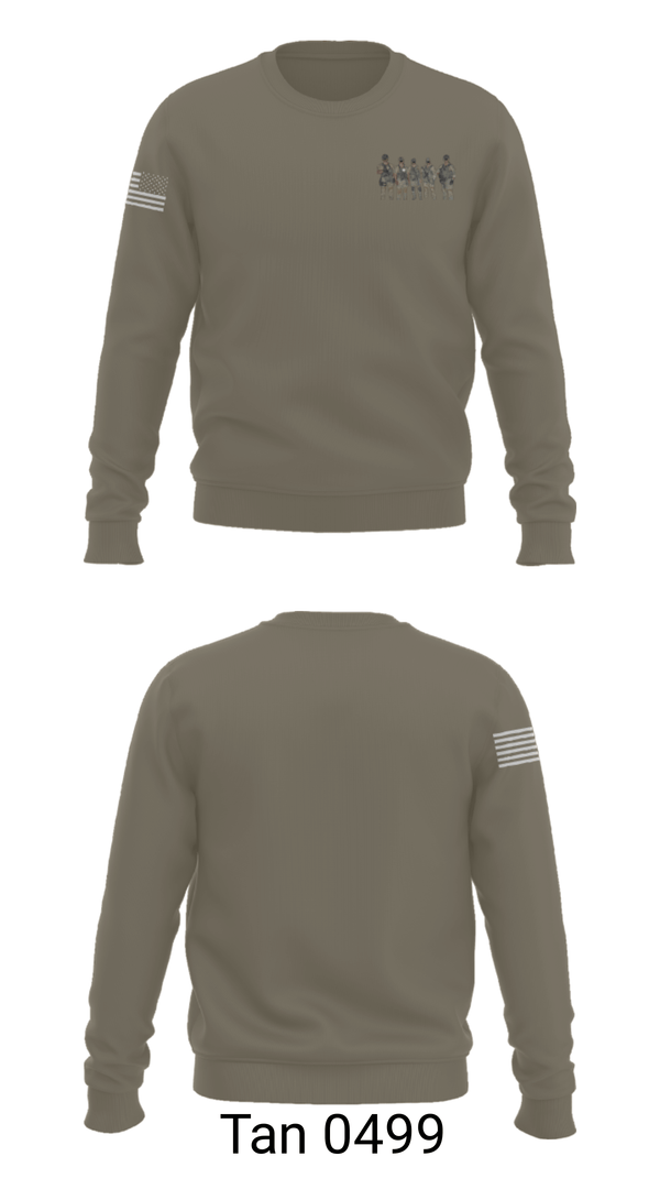 Crew Neck Sweatshirt, West Texas F.O.G, Army, Teamtime, Team time, sublimation, custom sports apparel, team uniforms, spirit wear, spiritwear, sports uniforms, custom shirts, team store, custom team store, fundraiser sports, apparel fundraiser