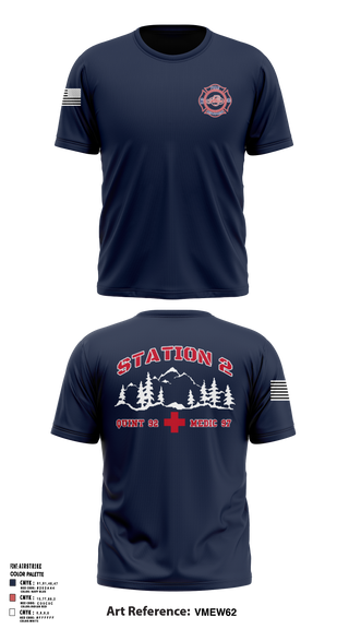 Old School Cotton Feel Shirt, Station 2, Fire Department, Teamtime, Team time, sublimation, custom sports apparel, team uniforms, spirit wear, spiritwear, sports uniforms, custom shirts, team store, custom team store, fundraiser sports, apparel fundraiser