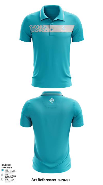 Stem Lab K-8 School 6554964 Short Sleeve Performance Polo - 1