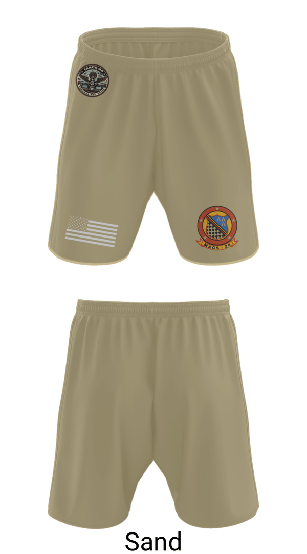 Athletic Shorts With Pockets, MACS 24 ATC Detachment A, Marines, Teamtime, Team time, sublimation, custom sports apparel, team uniforms, spirit wear, spiritwear, sports uniforms, custom shirts, team store, custom team store, fundraiser sports, apparel fundraiser