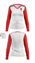 Marblehead softball 10204587 Women's Long Sleeve V-neck Shirt - 2
