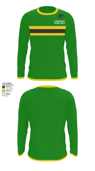 Long Sleeve Performance Shirt, Glenvar High School Track, Track & Field, Teamtime, Team time, sublimation, custom sports apparel, team uniforms, spirit wear, spiritwear, sports uniforms, custom shirts, team store, custom team store, fundraiser sports, apparel fundraiser