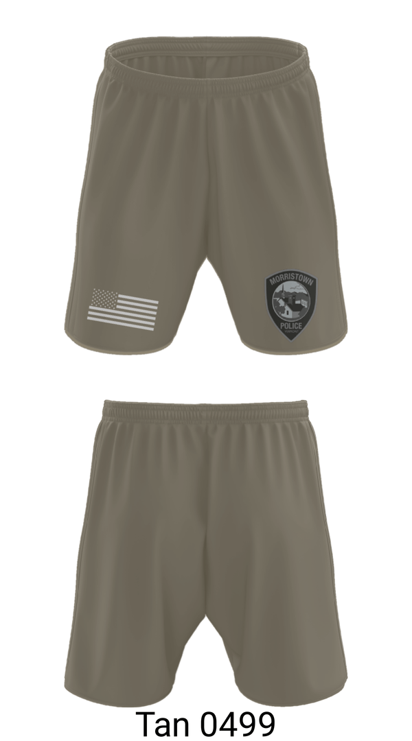 Athletic Shorts With Pockets, Morristown Police Department, Police, Teamtime, Team time, sublimation, custom sports apparel, team uniforms, spirit wear, spiritwear, sports uniforms, custom shirts, team store, custom team store, fundraiser sports, apparel fundraiser