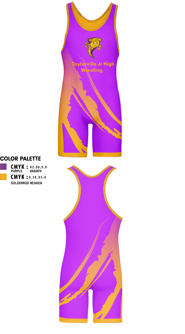 Wrestling Singlet, Taylorville Jr High, Wrestling, Teamtime, Team time, sublimation, custom sports apparel, team uniforms, spirit wear, spiritwear, sports uniforms, custom shirts, team store, custom team store, fundraiser sports, apparel fundraiser