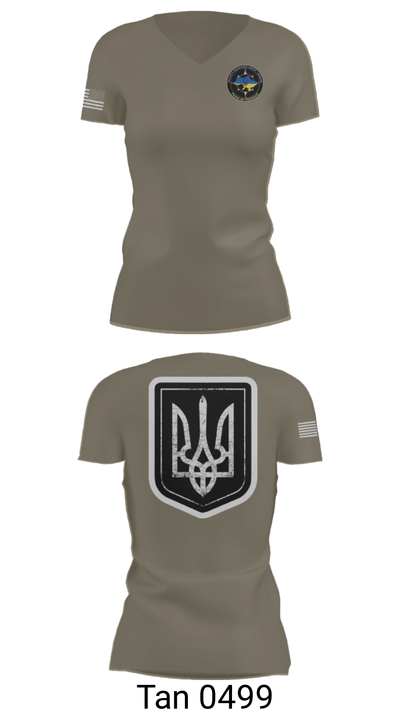 173rd Airborne 38025716 Women's Short Sleeve V-neck Shirt - 68