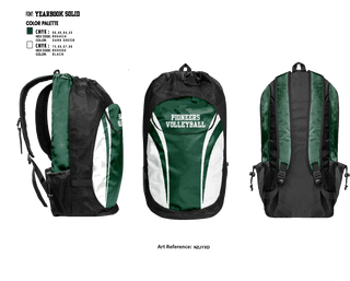 Gear Bag, Pioneers Volleyball, Women's Volleyball, Teamtime, Team time, sublimation, custom sports apparel, team uniforms, spirit wear, spiritwear, sports uniforms, custom shirts, team store, custom team store, fundraiser sports, apparel fundraiser