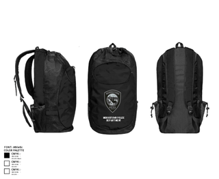 Gear Bag, Morristown Police Department, Police, Teamtime, Team time, sublimation, custom sports apparel, team uniforms, spirit wear, spiritwear, sports uniforms, custom shirts, team store, custom team store, fundraiser sports, apparel fundraiser