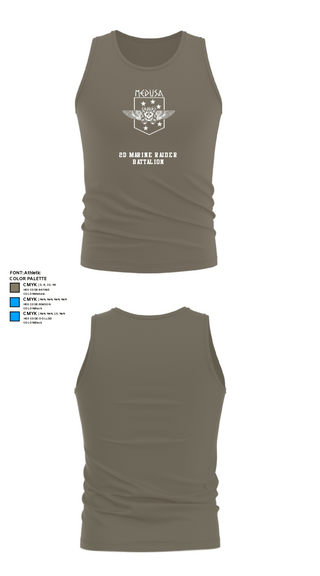 Tank Top, 2D Marine Raider Battalion, Marines, Teamtime, Team time, sublimation, custom sports apparel, team uniforms, spirit wear, spiritwear, sports uniforms, custom shirts, team store, custom team store, fundraiser sports, apparel fundraiser