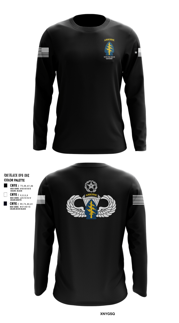 Long Sleeve Performance Shirt, 197th STSC (SO)(A), National Guard, Teamtime, Team time, sublimation, custom sports apparel, team uniforms, spirit wear, spiritwear, sports uniforms, custom shirts, team store, custom team store, fundraiser sports, apparel fundraiser