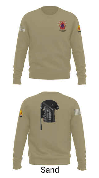 Crew Neck Sweatshirt, 121 transportation, National Guard, Teamtime, Team time, sublimation, custom sports apparel, team uniforms, spirit wear, spiritwear, sports uniforms, custom shirts, team store, custom team store, fundraiser sports, apparel fundraiser