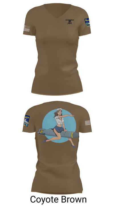 733 83106436 Women's Short Sleeve V-neck Shirt - 8