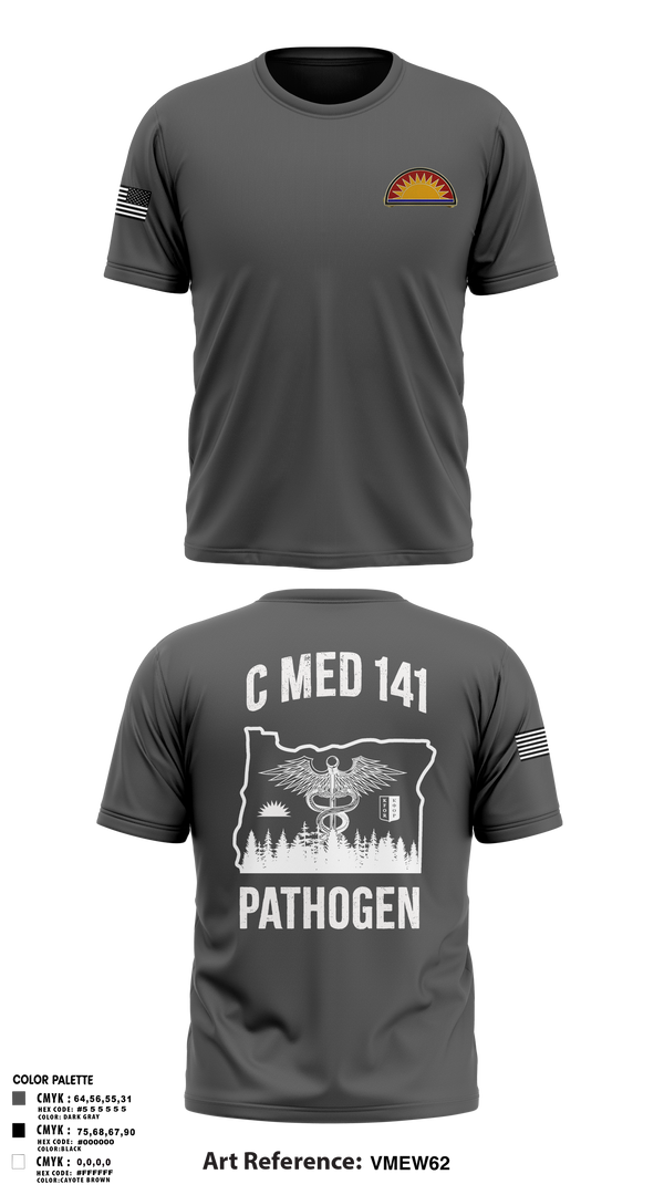 Old School Cotton Feel Shirt, C Med, National Guard, Teamtime, Team time, sublimation, custom sports apparel, team uniforms, spirit wear, spiritwear, sports uniforms, custom shirts, team store, custom team store, fundraiser sports, apparel fundraiser