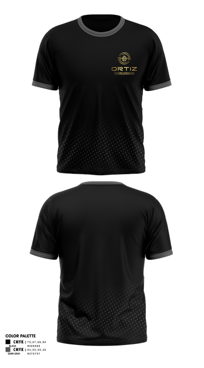 ORTIZ 74719771 Short Sleeve Performance Shirt - 1