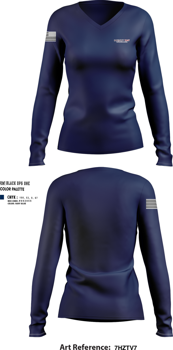 Womens Long Sleeve Vneck Shirt, Quad Glass, , Teamtime, Team time, sublimation, custom sports apparel, team uniforms, spirit wear, spiritwear, sports uniforms, custom shirts, team store, custom team store, fundraiser sports, apparel fundraiser
