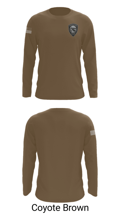 Morristown Police Department 25451199 Long Sleeve Performance Shirt - 6