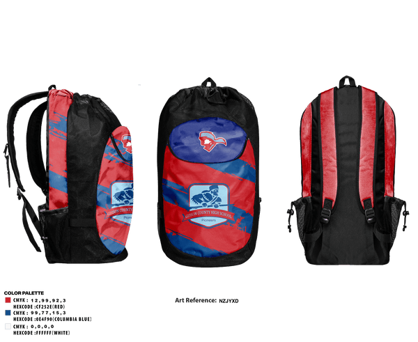 Gear Bag, Gibson County High School Soccer, Women's Soccer, Teamtime, Team time, sublimation, custom sports apparel, team uniforms, spirit wear, spiritwear, sports uniforms, custom shirts, team store, custom team store, fundraiser sports, apparel fundraiser