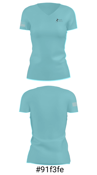 Women's Short Sleeve Vneck Shirt, Doll’s Dance Co., , Teamtime, Team time, sublimation, custom sports apparel, team uniforms, spirit wear, spiritwear, sports uniforms, custom shirts, team store, custom team store, fundraiser sports, apparel fundraiser