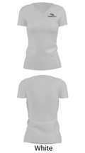 Cypress Falls High School Track 61867059 Women's Short Sleeve V-neck Shirt - 7