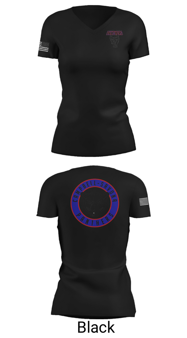 Women's Short Sleeve Vneck Shirt, Campbell-Savona Senior High School Track, Track & Field, Teamtime, Team time, sublimation, custom sports apparel, team uniforms, spirit wear, spiritwear, sports uniforms, custom shirts, team store, custom team store, fundraiser sports, apparel fundraiser