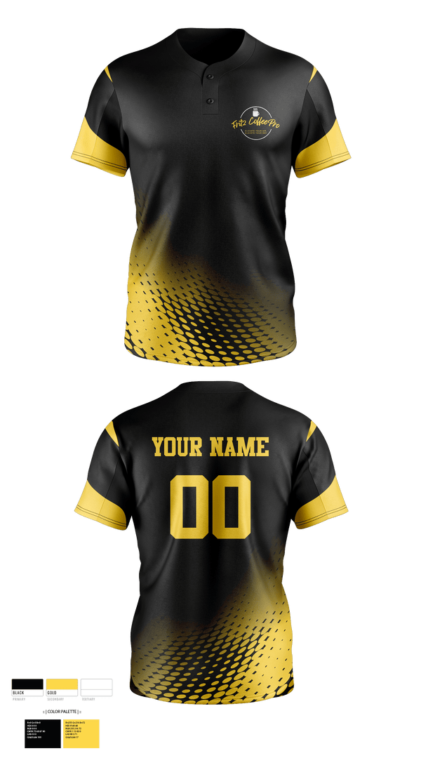 Two Button Softball Jersey, Punshers, Softball, Teamtime, Team time, sublimation, custom sports apparel, team uniforms, spirit wear, spiritwear, sports uniforms, custom shirts, team store, custom team store, fundraiser sports, apparel fundraiser