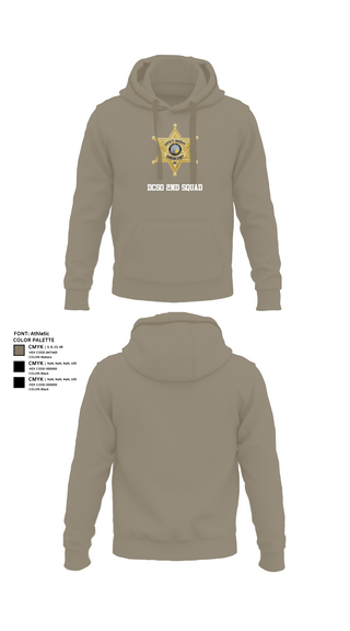 Hoodie, DCSO 2nd Squad, Police, Teamtime, Team time, sublimation, custom sports apparel, team uniforms, spirit wear, spiritwear, sports uniforms, custom shirts, team store, custom team store, fundraiser sports, apparel fundraiser