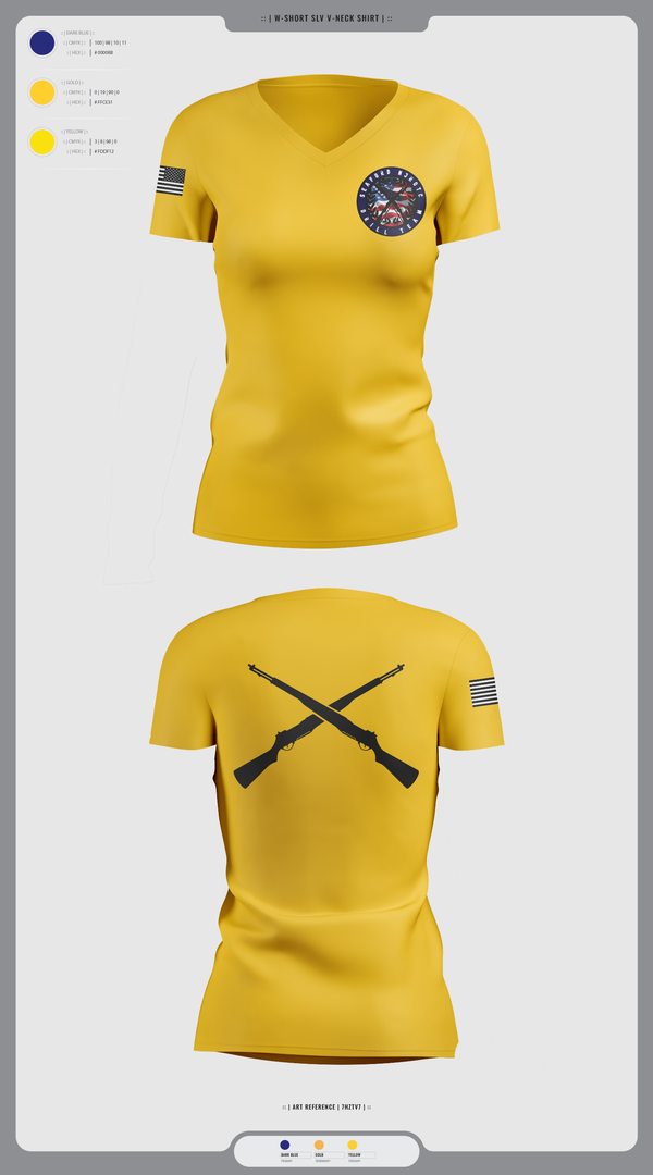 Womens Short Sleeve Vneck Shirt, Seaford NJROTC, Navy, Teamtime, Team time, sublimation, custom sports apparel, team uniforms, spirit wear, spiritwear, sports uniforms, custom shirts, team store, custom team store, fundraiser sports, apparel fundraiser