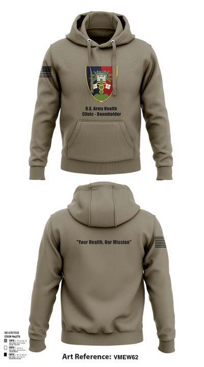 U.S. Army Health Clinic - Baumholder 42265508 Hoodie - 145