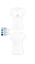 DF EXQUISITE FLOORING 12940938 Women's Short Sleeve V-neck Shirt - 18