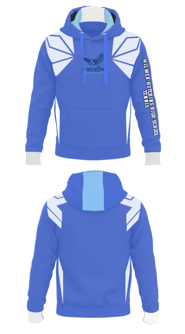 Hoodie, Wilmer-Hutchins High School Tennis, Tennis, Teamtime, Team time, sublimation, custom sports apparel, team uniforms, spirit wear, spiritwear, sports uniforms, custom shirts, team store, custom team store, fundraiser sports, apparel fundraiser