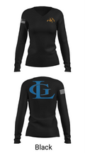 La Grande High School Soccer 88964255 Women's Long Sleeve V-neck Shirt - 35