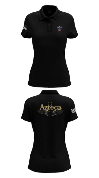 Women's Short Sleeve Performance Polo, Azteca, Men's Soccer, Teamtime, Team time, sublimation, custom sports apparel, team uniforms, spirit wear, spiritwear, sports uniforms, custom shirts, team store, custom team store, fundraiser sports, apparel fundraiser