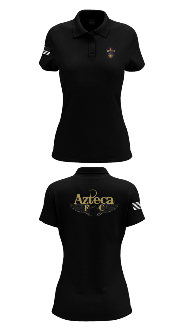 Women's Short Sleeve Performance Polo, Azteca, Men's Soccer, Teamtime, Team time, sublimation, custom sports apparel, team uniforms, spirit wear, spiritwear, sports uniforms, custom shirts, team store, custom team store, fundraiser sports, apparel fundraiser