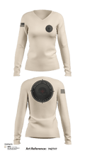 Detroit Tactical Firearms 87119150 Women's Long Sleeve V-neck Shirt - 53