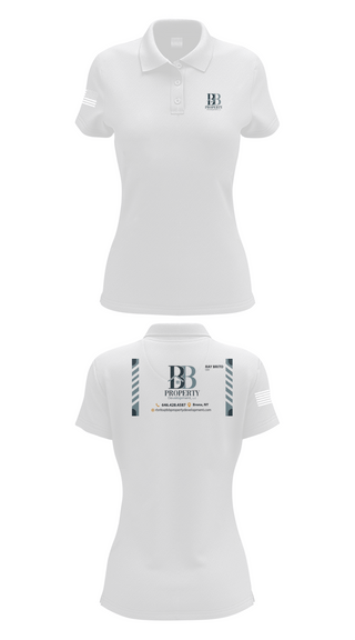 Womens Short Sleeve Performance Polo, BB PROPERTY DEVELOPMENT, , Teamtime, Team time, sublimation, custom sports apparel, team uniforms, spirit wear, spiritwear, sports uniforms, custom shirts, team store, custom team store, fundraiser sports, apparel fundraiser