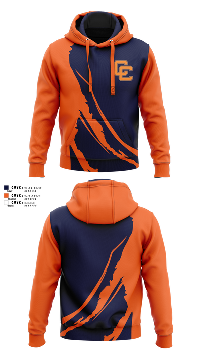 Clarke County High School Swimming 29133157 Hoodie - 41