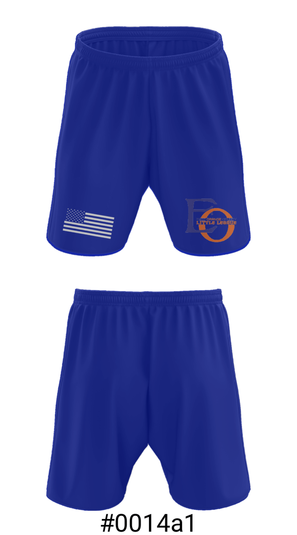 Athletic Shorts With Pockets, East Orange County Little League, Baseball, Teamtime, Team time, sublimation, custom sports apparel, team uniforms, spirit wear, spiritwear, sports uniforms, custom shirts, team store, custom team store, fundraiser sports, apparel fundraiser