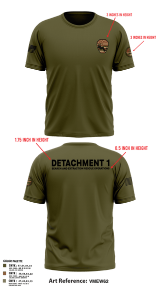 Old School Cotton Feel Shirt, Detachment 1, Air Force, Teamtime, Team time, sublimation, custom sports apparel, team uniforms, spirit wear, spiritwear, sports uniforms, custom shirts, team store, custom team store, fundraiser sports, apparel fundraiser
