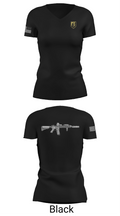 Miami shooting 59551904 Women's Short Sleeve V-neck Shirt - 38