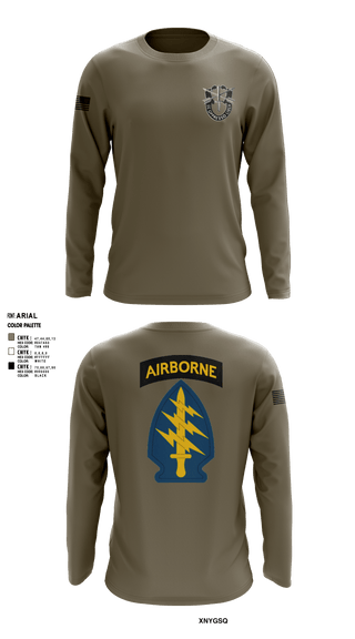 Long Sleeve Performance Shirt, 20th group, Army, Teamtime, Team time, sublimation, custom sports apparel, team uniforms, spirit wear, spiritwear, sports uniforms, custom shirts, team store, custom team store, fundraiser sports, apparel fundraiser