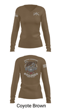 B/3-34 Bulldogs 76121406 Women's Long Sleeve V-neck Shirt - 17