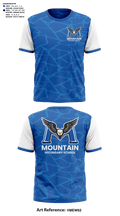 R.E. Mountain Secondary School 55892103 Short Sleeve Performance Shirt - 41