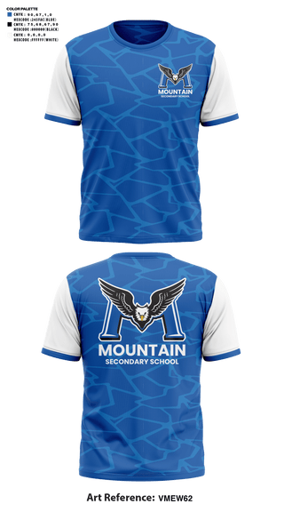 Short Sleeve Performance Shirt, R.E. Mountain Secondary School, Spirit Store, Teamtime, Team time, sublimation, custom sports apparel, team uniforms, spirit wear, spiritwear, sports uniforms, custom shirts, team store, custom team store, fundraiser sports, apparel fundraiser