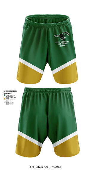 Athletic Shorts With Pockets, Brick Memorial High School Cheer, Cheer, Teamtime, Team time, sublimation, custom sports apparel, team uniforms, spirit wear, spiritwear, sports uniforms, custom shirts, team store, custom team store, fundraiser sports, apparel fundraiser