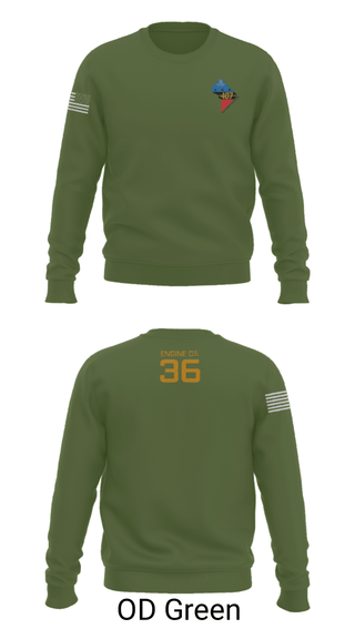 Crew Neck Sweatshirt, Rescue Engine 56DCFD RTC407, Fire Department, Teamtime, Team time, sublimation, custom sports apparel, team uniforms, spirit wear, spiritwear, sports uniforms, custom shirts, team store, custom team store, fundraiser sports, apparel fundraiser