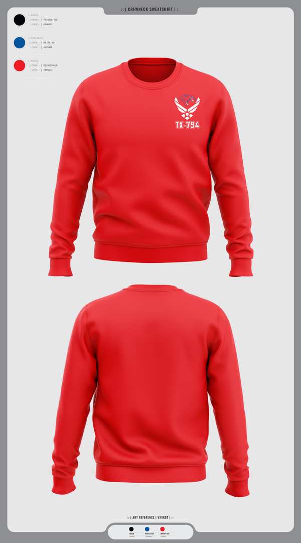 Crew Neck Sweatshirt, TX-794, Spirit Store, Teamtime, Team time, sublimation, custom sports apparel, team uniforms, spirit wear, spiritwear, sports uniforms, custom shirts, team store, custom team store, fundraiser sports, apparel fundraiser
