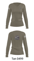 Gravediggers 54270931 Women's Long Sleeve V-neck Shirt - 77