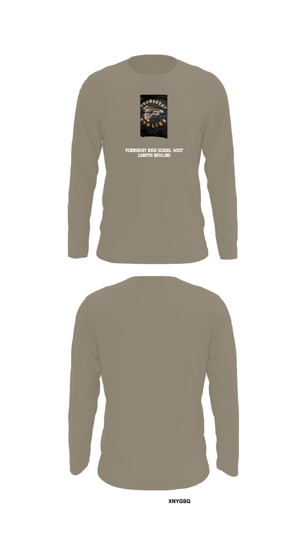 Long Sleeve Performance Shirt, Pennsbury High School West Campus Bowling, Bowling, Teamtime, Team time, sublimation, custom sports apparel, team uniforms, spirit wear, spiritwear, sports uniforms, custom shirts, team store, custom team store, fundraiser sports, apparel fundraiser