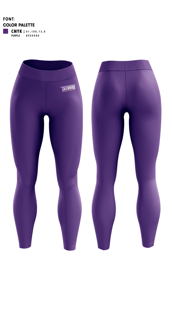 Womens Leggings, Tallwood Track & Field, Cross Country, Teamtime, Team time, sublimation, custom sports apparel, team uniforms, spirit wear, spiritwear, sports uniforms, custom shirts, team store, custom team store, fundraiser sports, apparel fundraiser