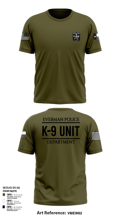 K9-Unit 77212274 Short Sleeve Performance Shirt - 2